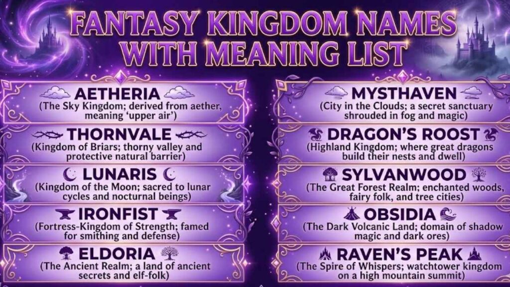 Best Kingdom Names To Blow Your Mind
