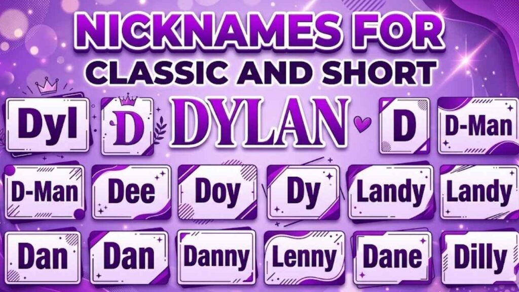 Classic and Short Nicknames for Dylan