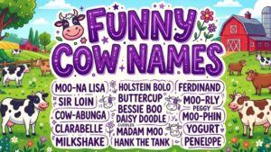 Funny Cow Names