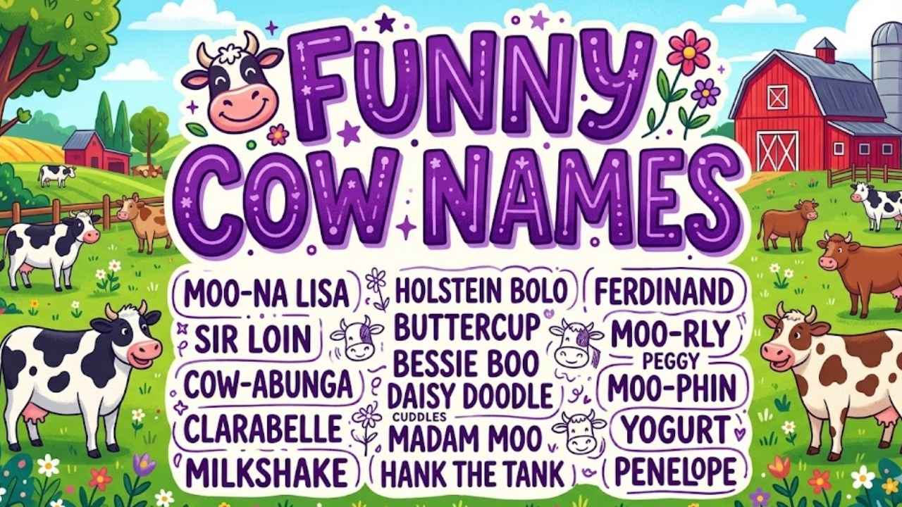 Funny Cow Names