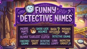 Funny Detective Names