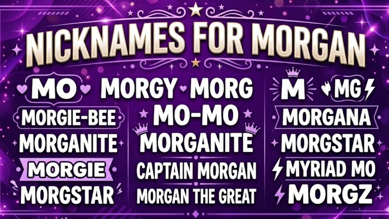 Nicknames for Morgan